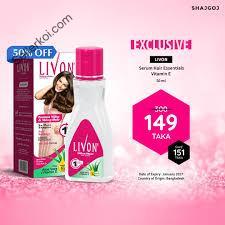 Livon Hair Serum with Argan Oil  Vitamin E (100ml)